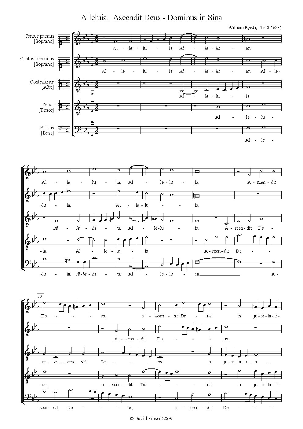 Alleluia - Ascendit Deus