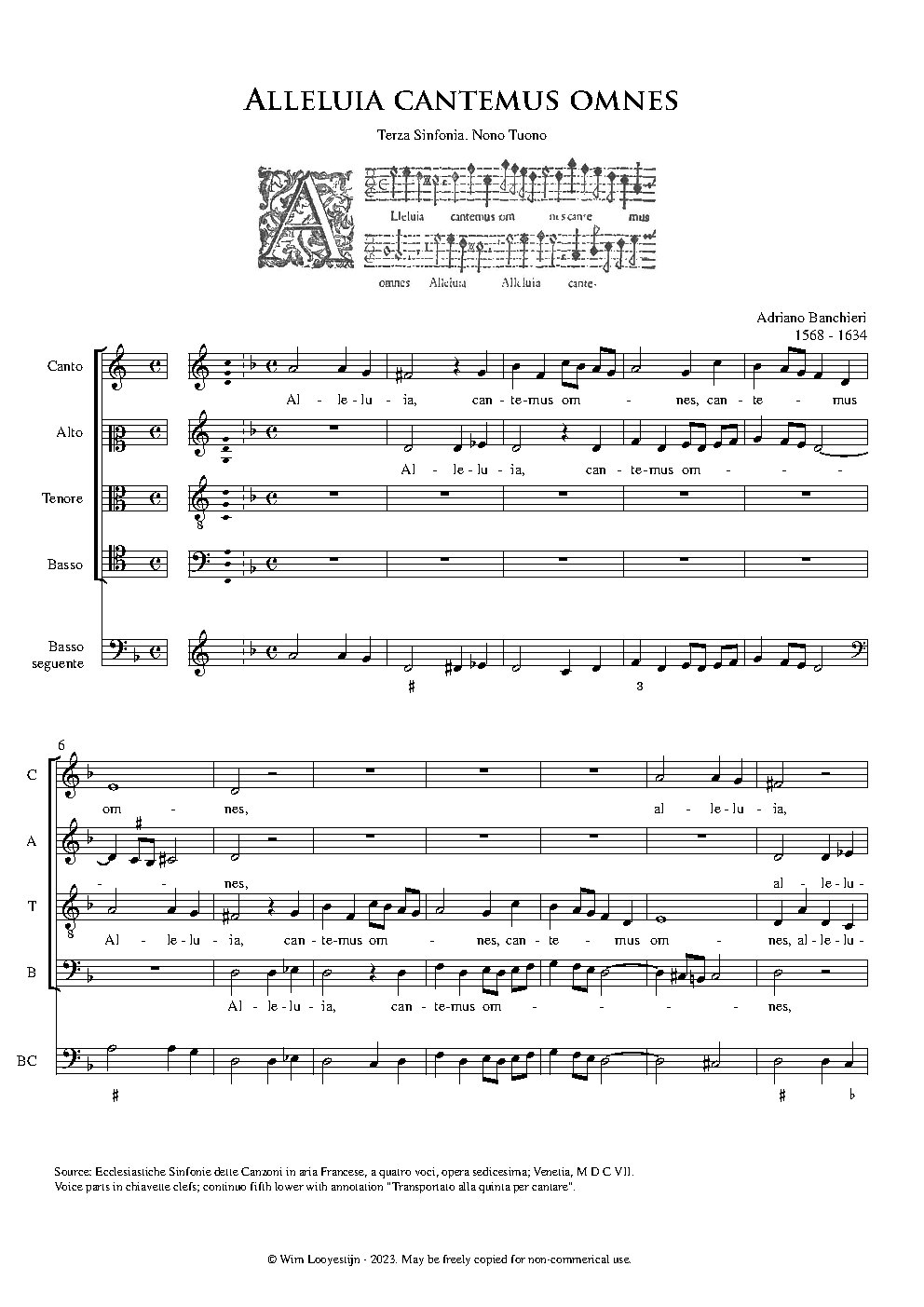 Alleluia Cantemus omnes