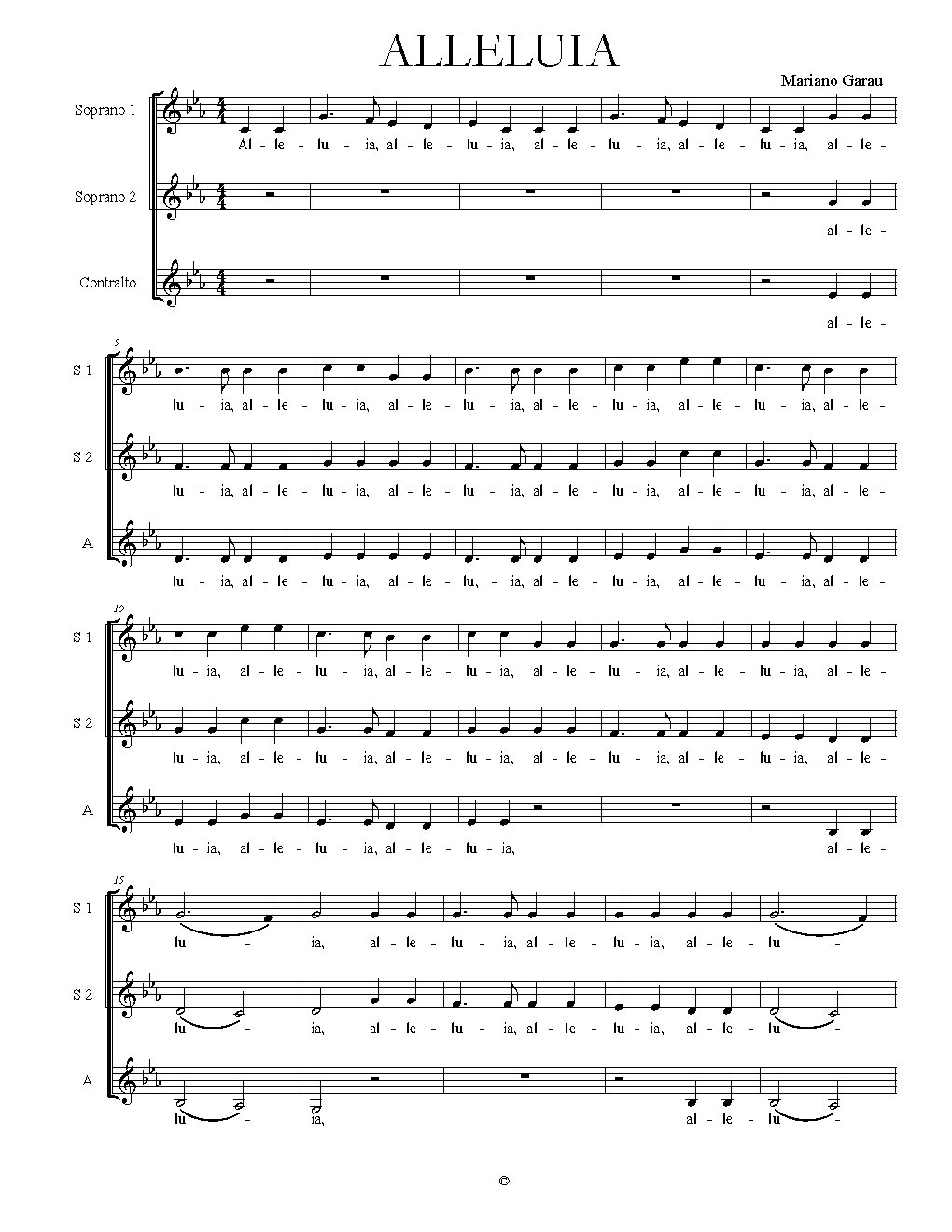 Alleluia 2023