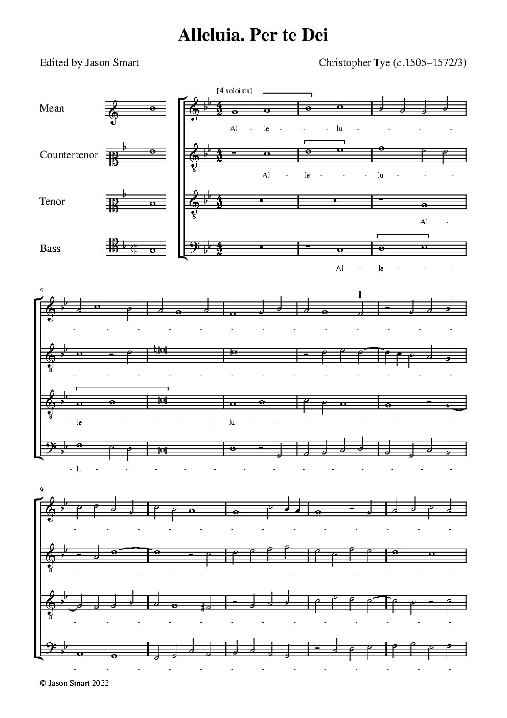 Alleluia Per te Dei genitrix