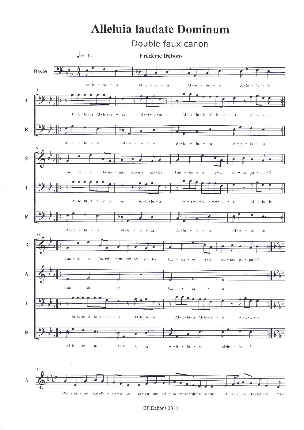 Alleluia laudate Dominum