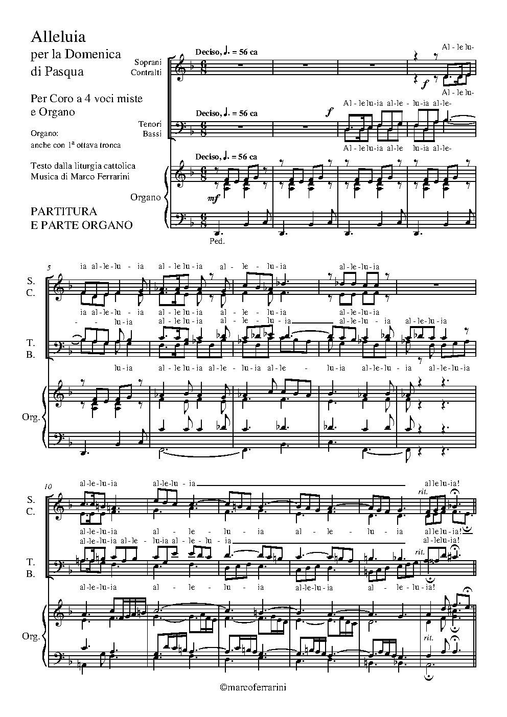 Alleluia per la Domenica di Pasqua
