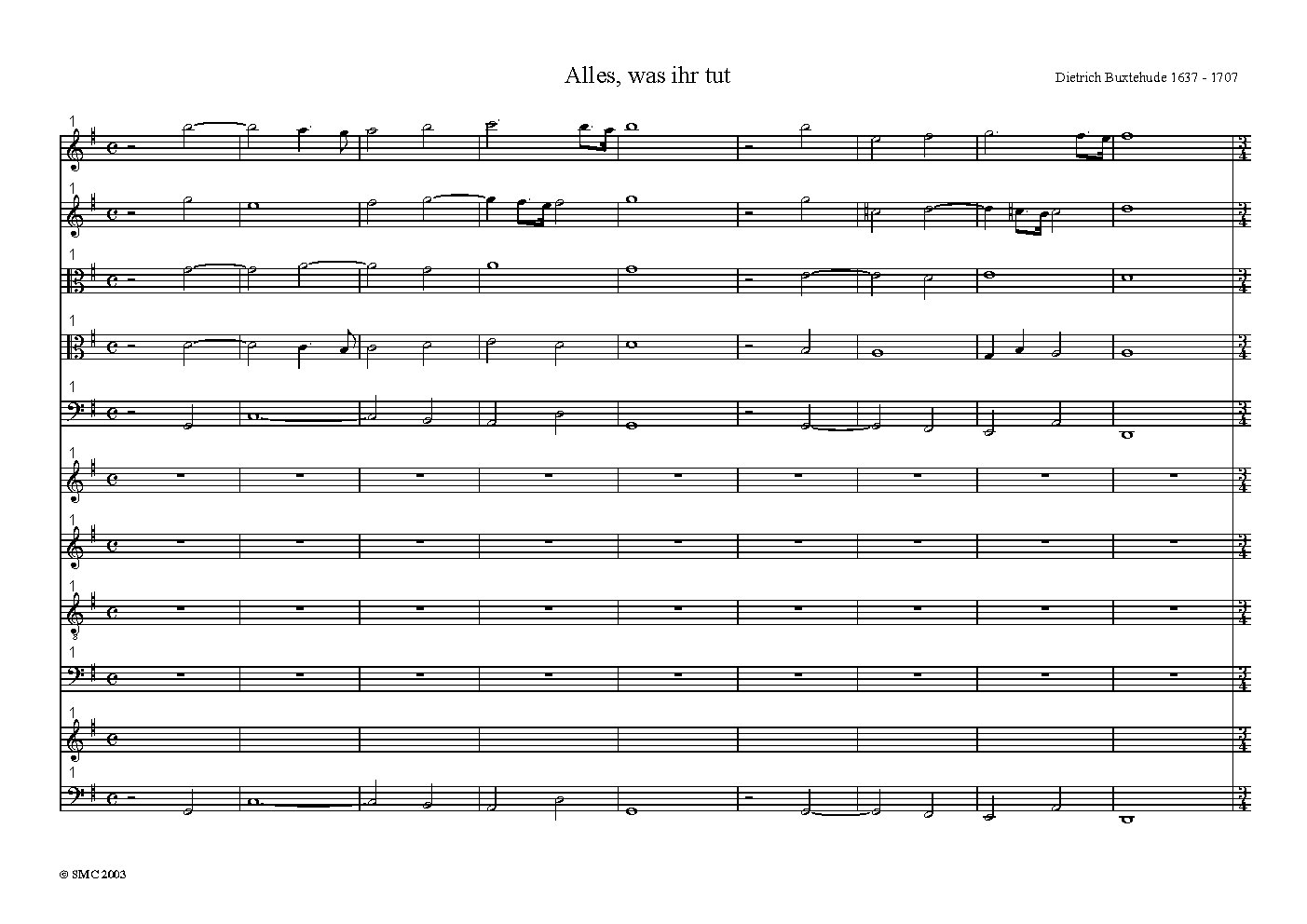 Alles, was ihr tut - Choir Script PDF Thumbnail