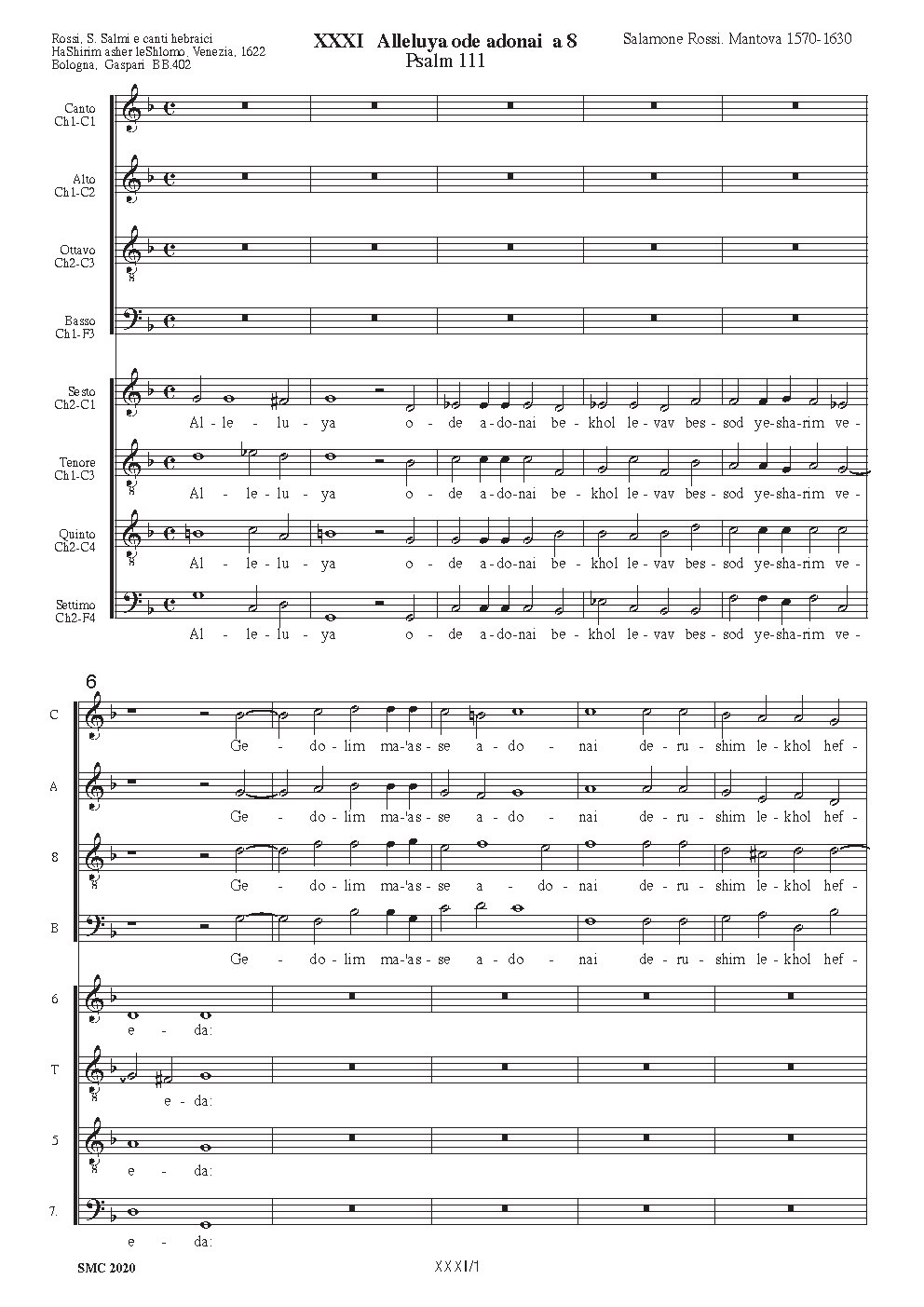 Alleluya ode adonai