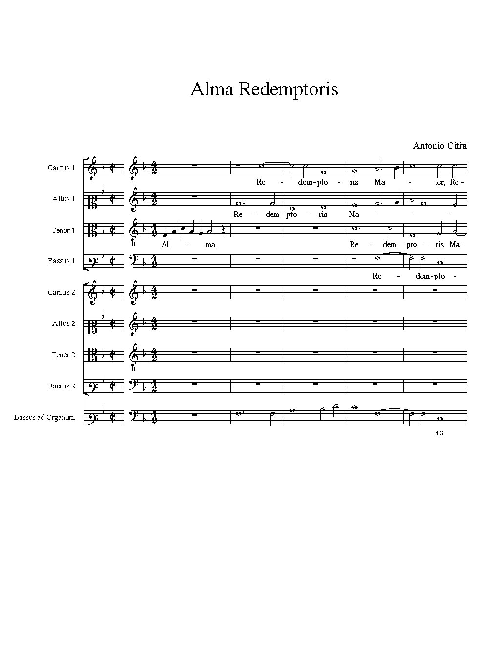 Alma Redemptoris