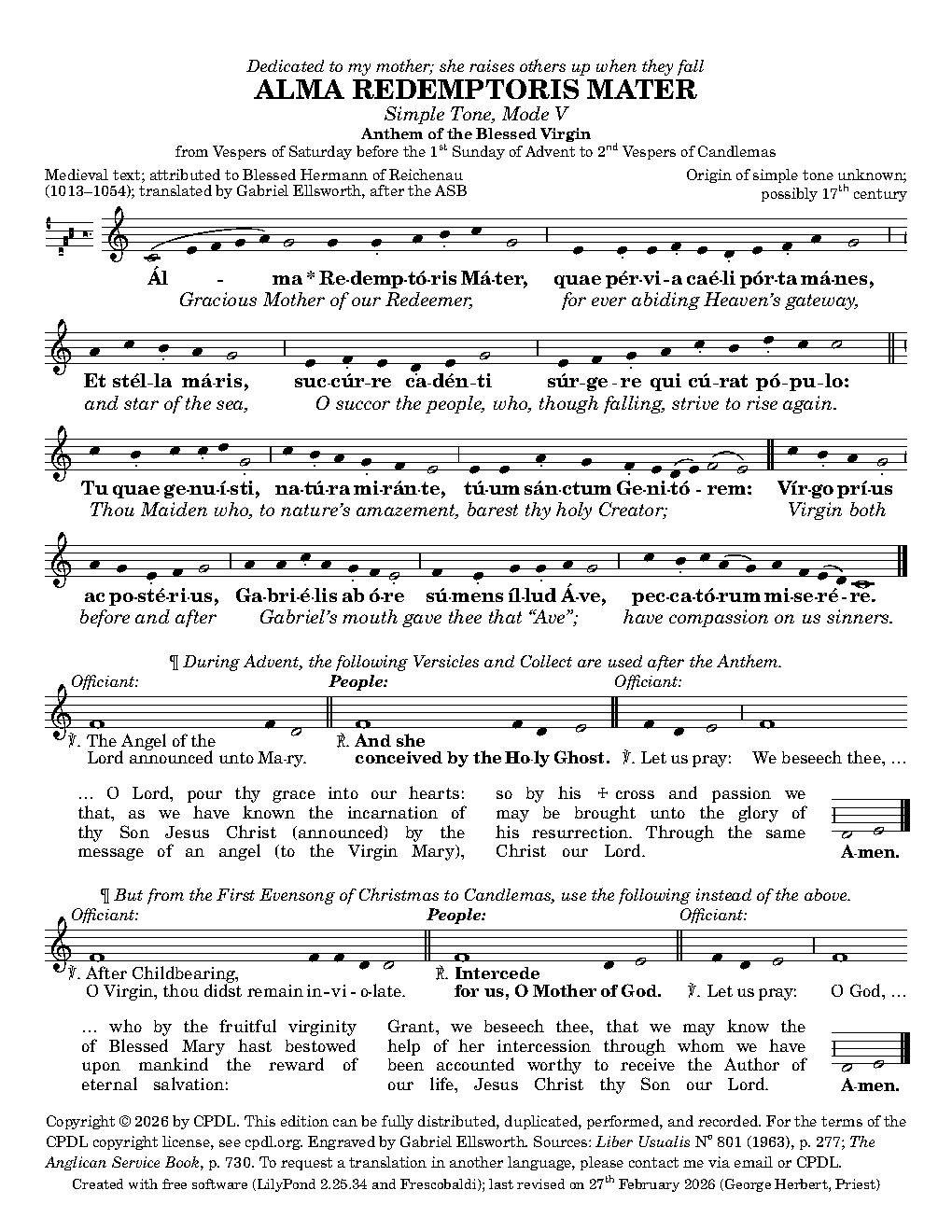 Alma Redemptoris Mater (Gregorian chant)