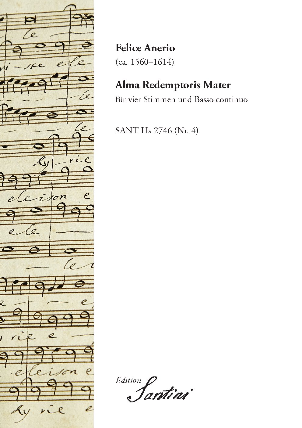 Alma Redemptoris Mater I a 4