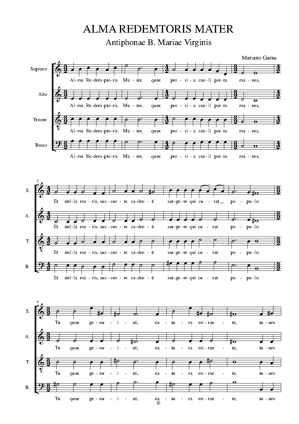 Alma Redemptoris Mater II