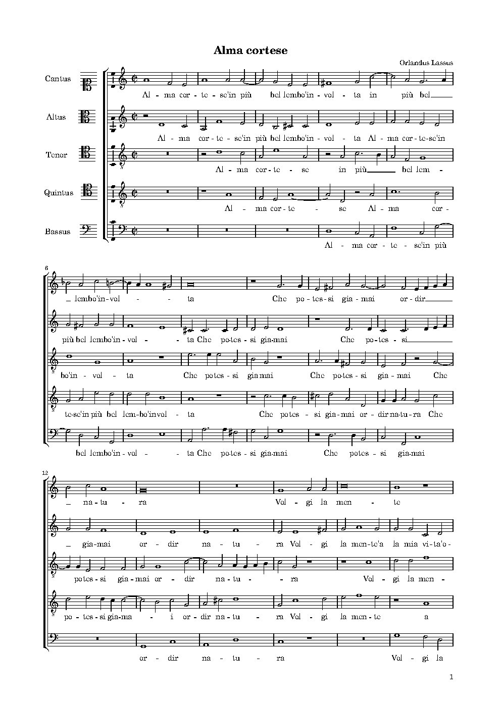 Alma cortese