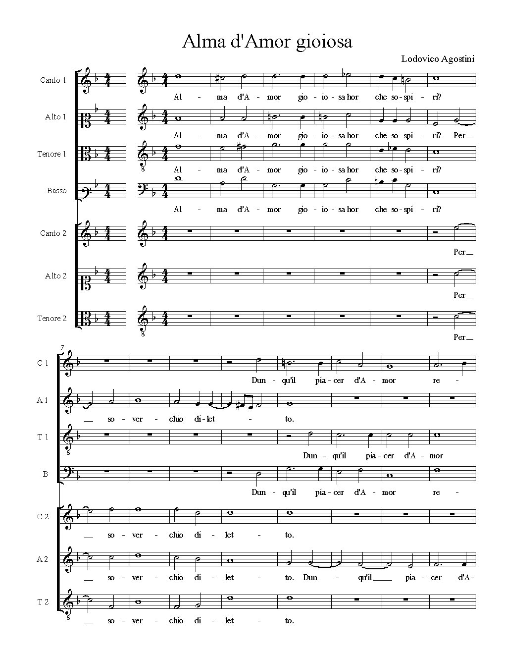 Alma d'Amor gioiosa