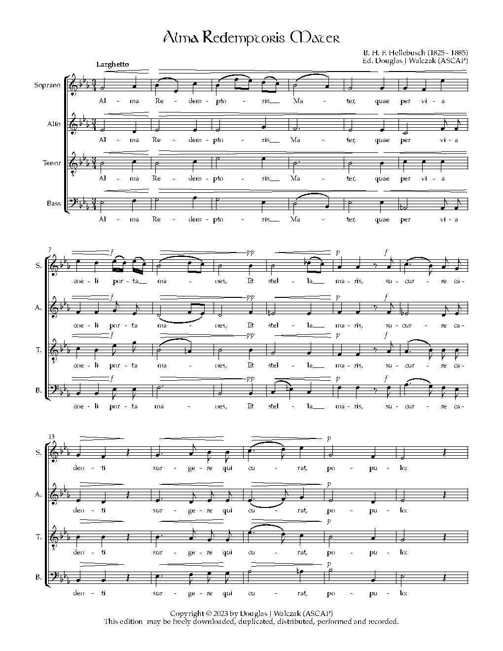 Alma Redemptoris Mater no. 2