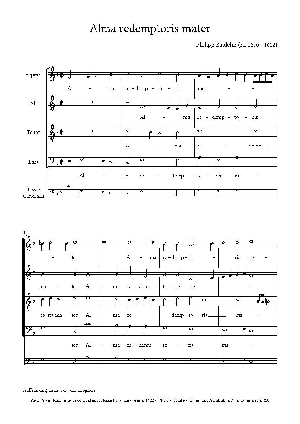 Alma redemptoris mater - Choir Script PDF Thumbnail