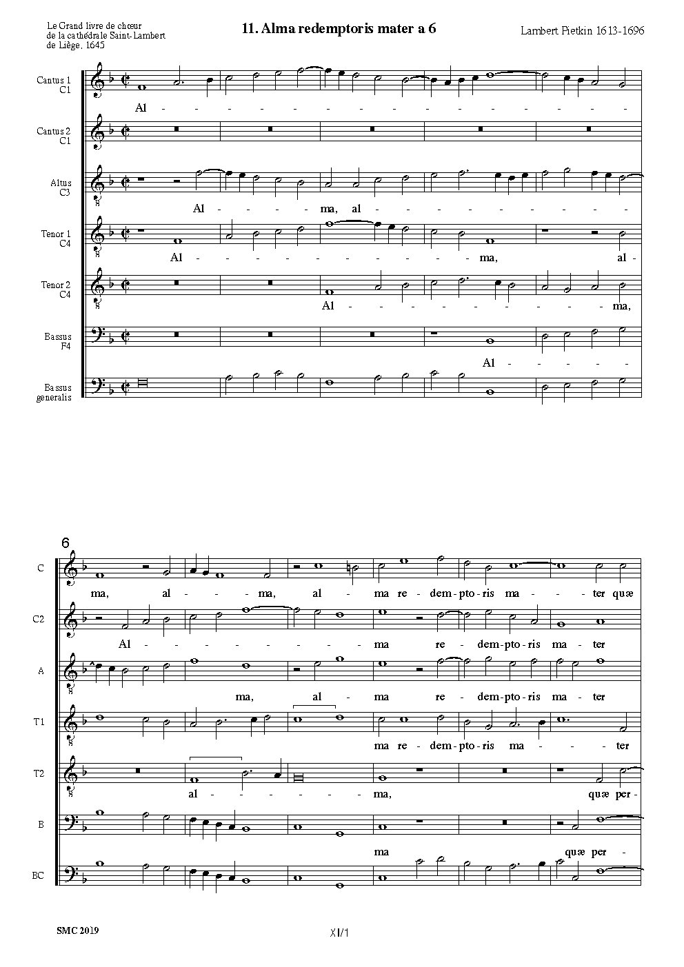 Alma redemptoris mater - Choir Script PDF Thumbnail
