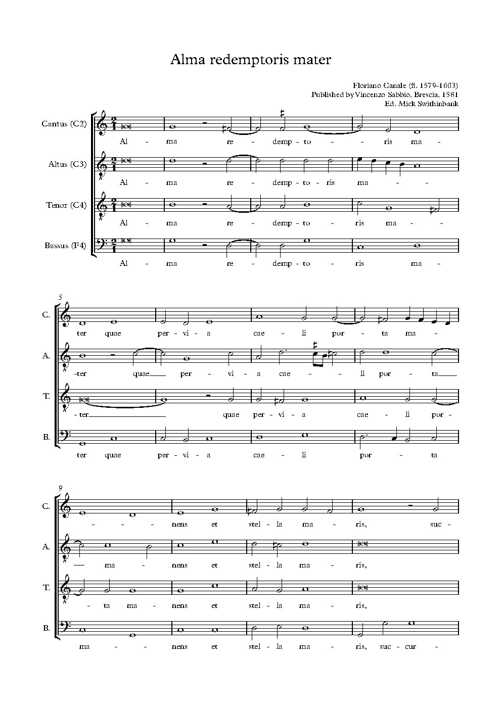 Alma redemptoris mater