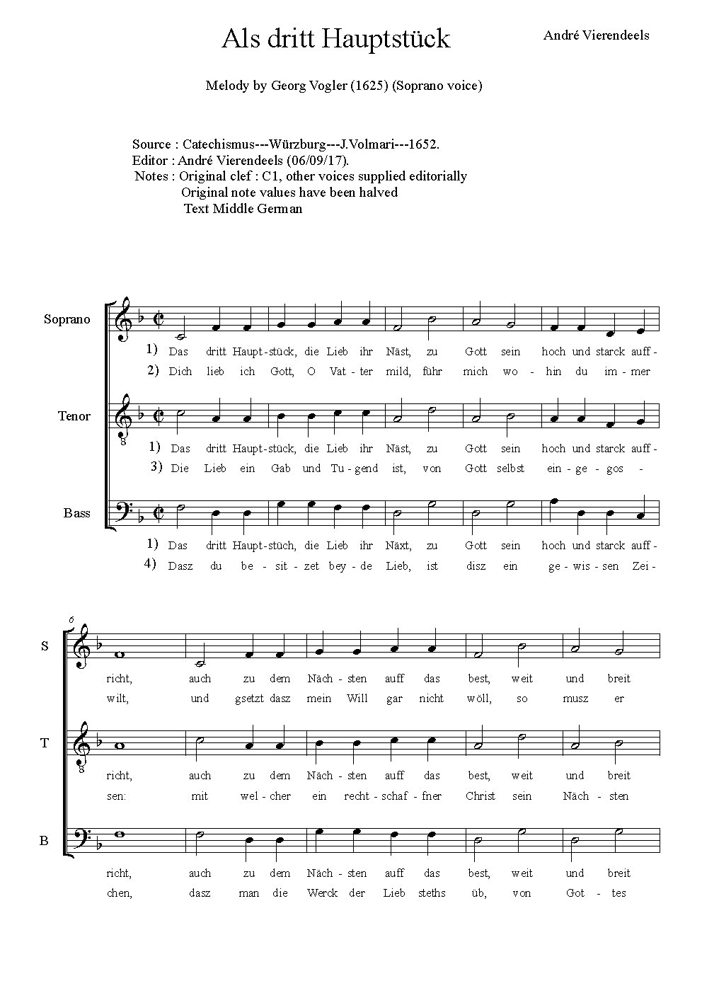 Als dritt Hauptstück - Choir Script PDF Thumbnail