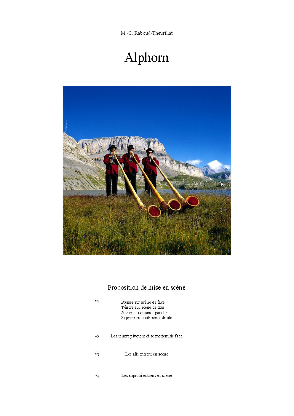 Alphorn op 66