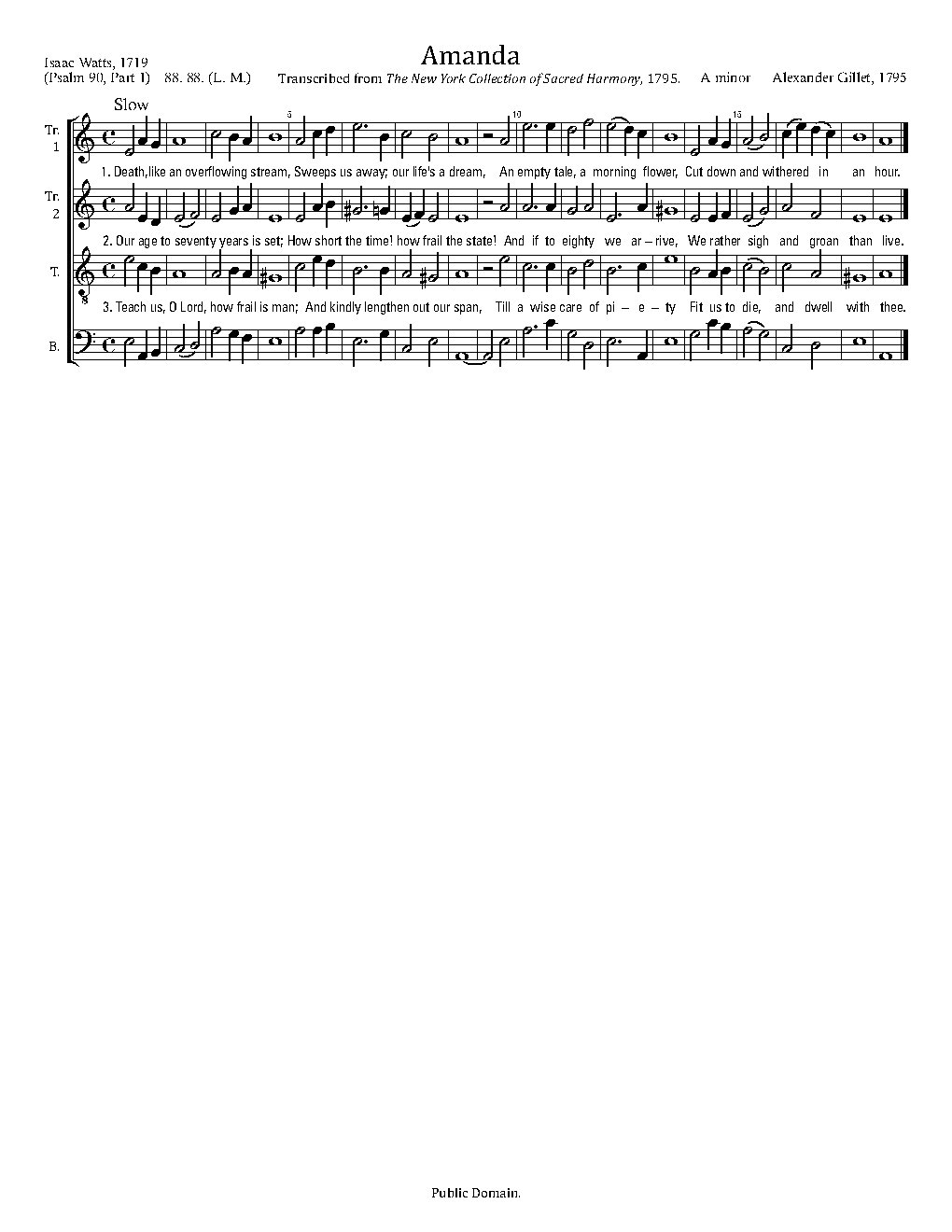 Amanda - Choir Script PDF Thumbnail