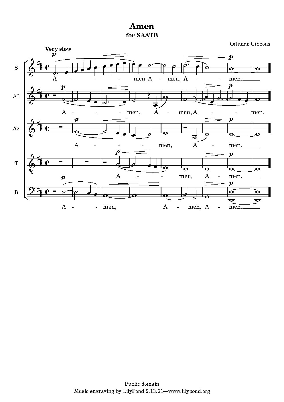 Amen - Choir Script PDF Thumbnail