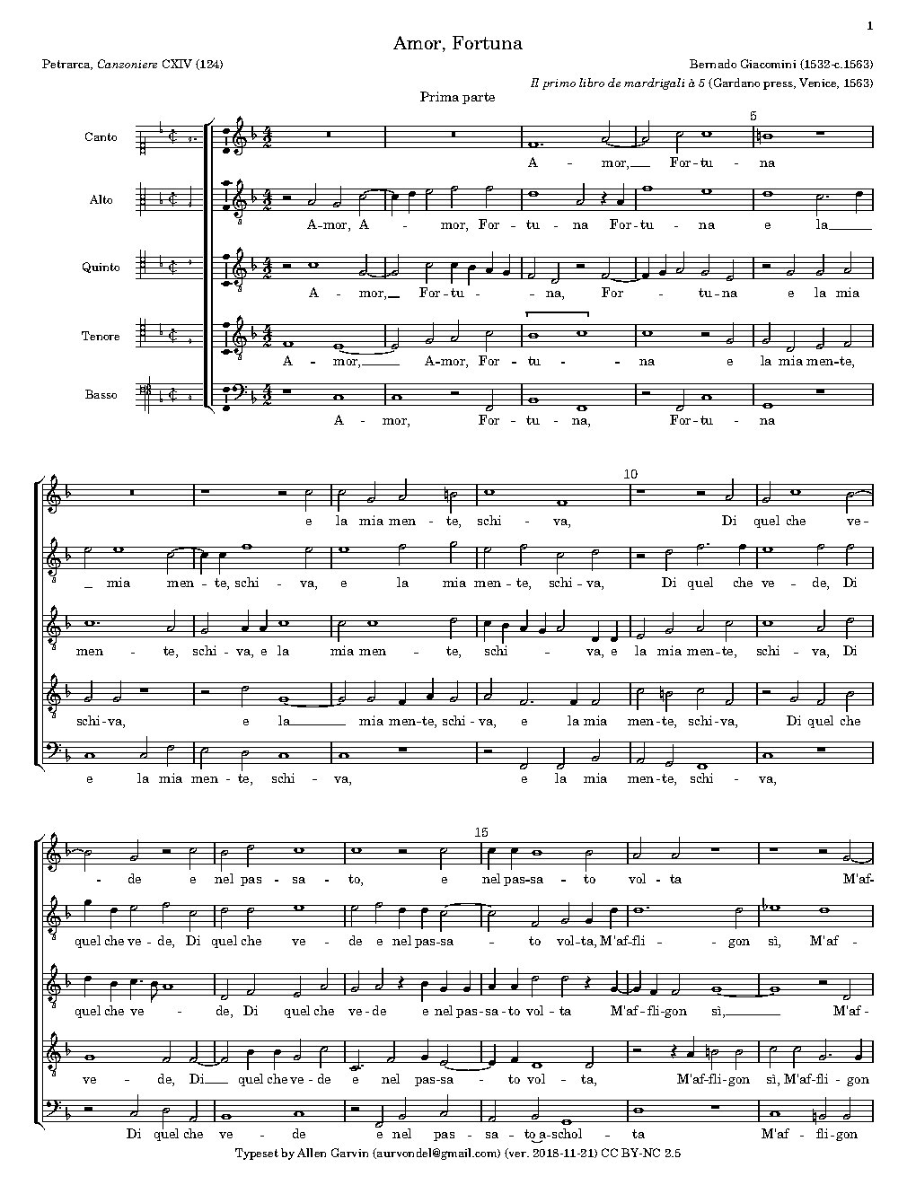 Amor, Fortuna