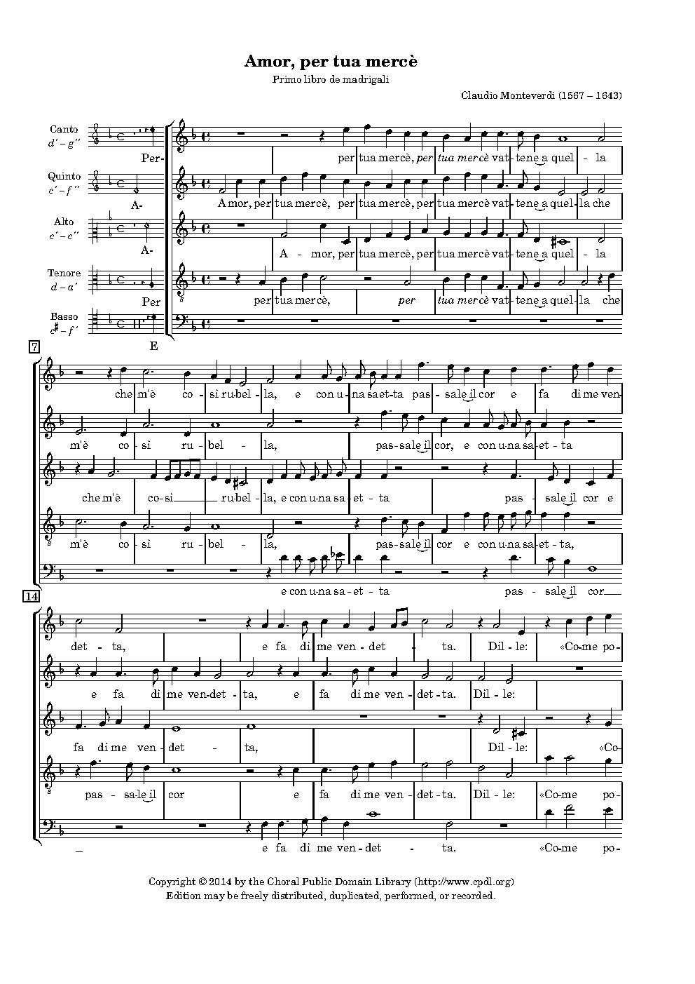 Amor per tua mercè - Choir Script PDF Thumbnail