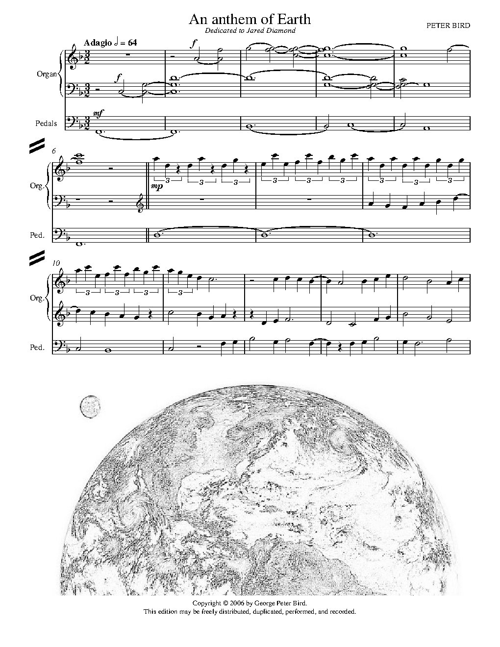 An anthem of Earth