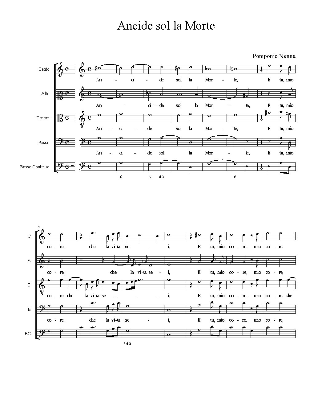 Ancide sol la Morte - Choir Script PDF Thumbnail