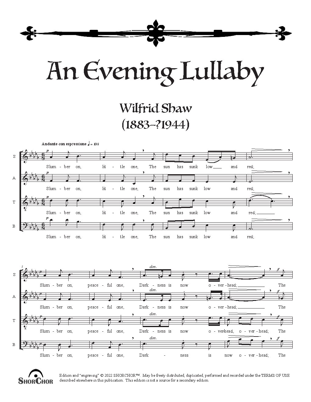 An evening lullaby