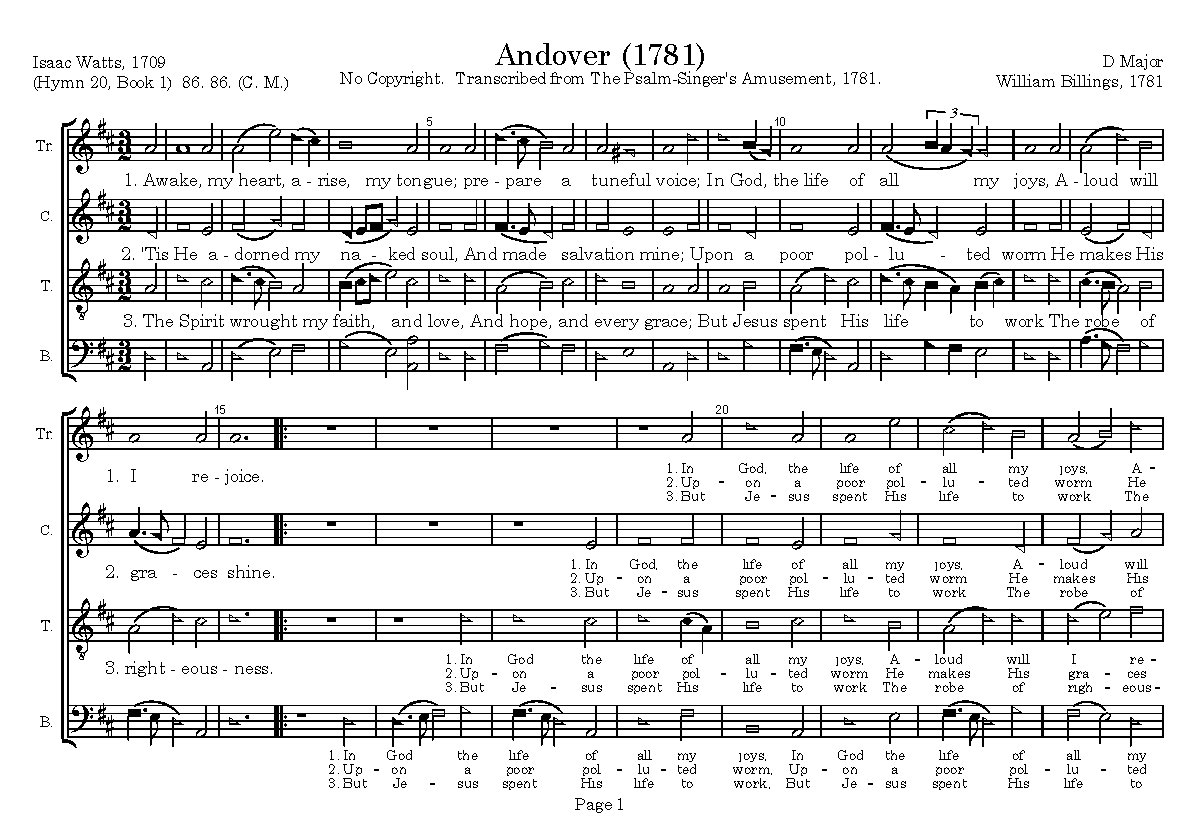 Andover - Choir Script PDF Thumbnail