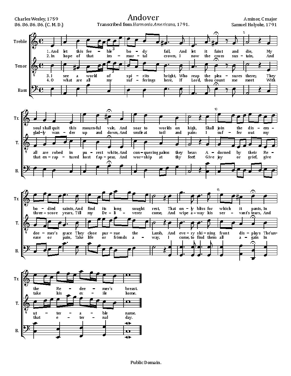 Andover - Choir Script PDF Thumbnail