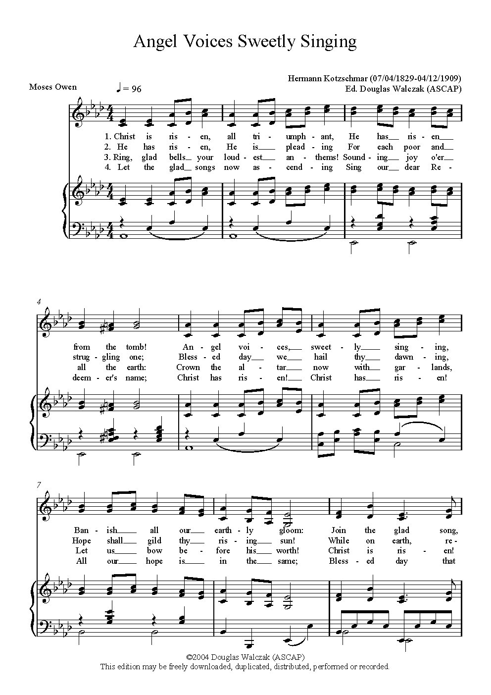 Angel Voices Sweetly Singing