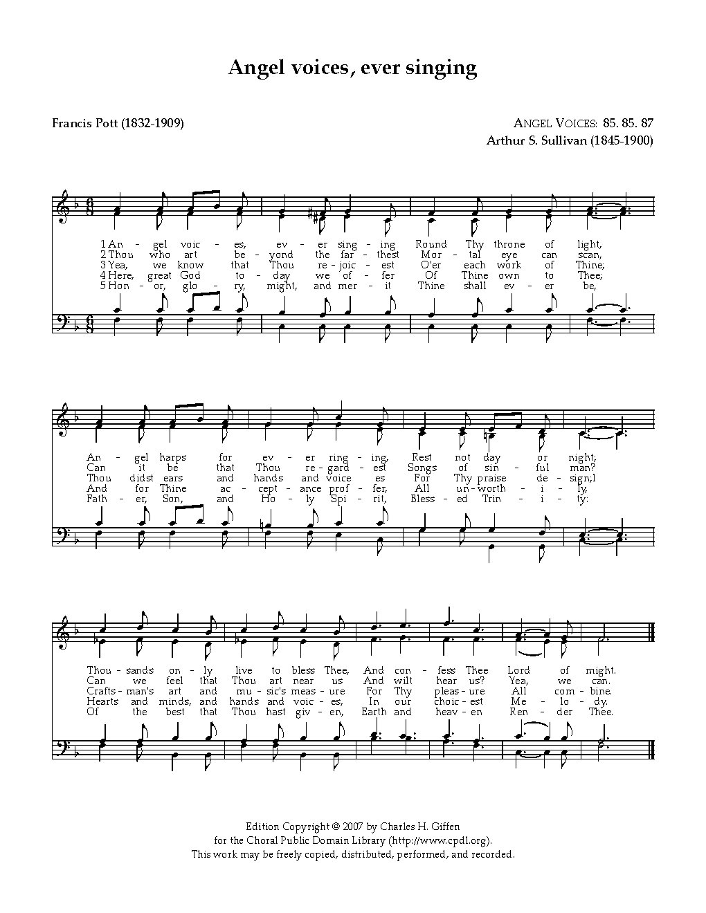Angel voices, ever singing