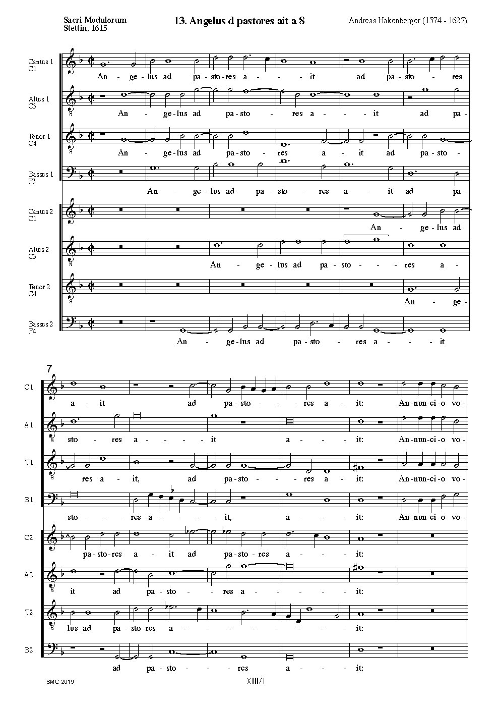 Angelus d pastores ait