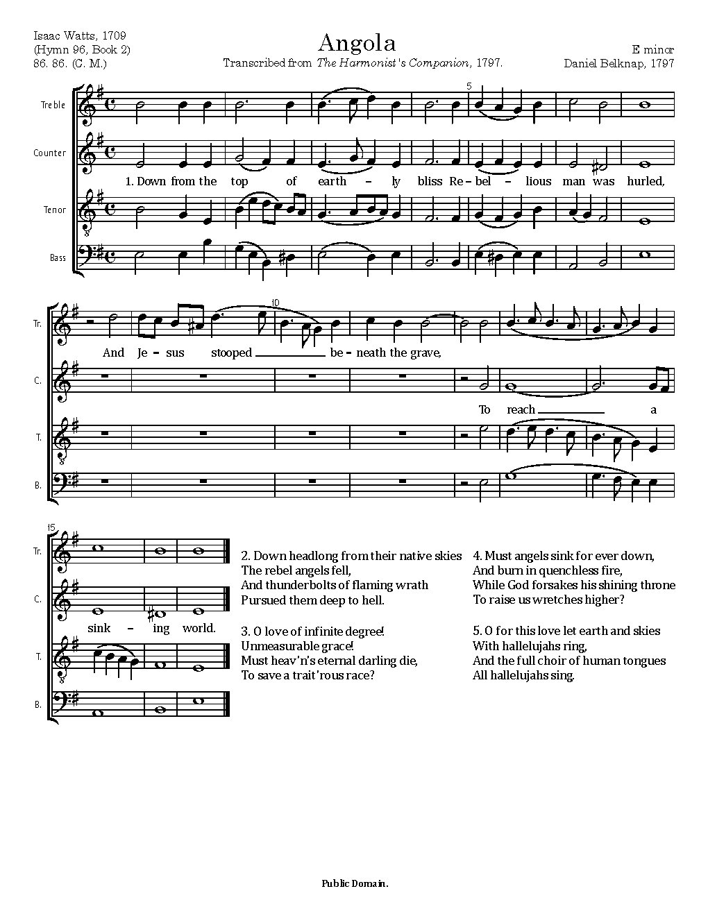 Angola - Choir Script PDF Thumbnail