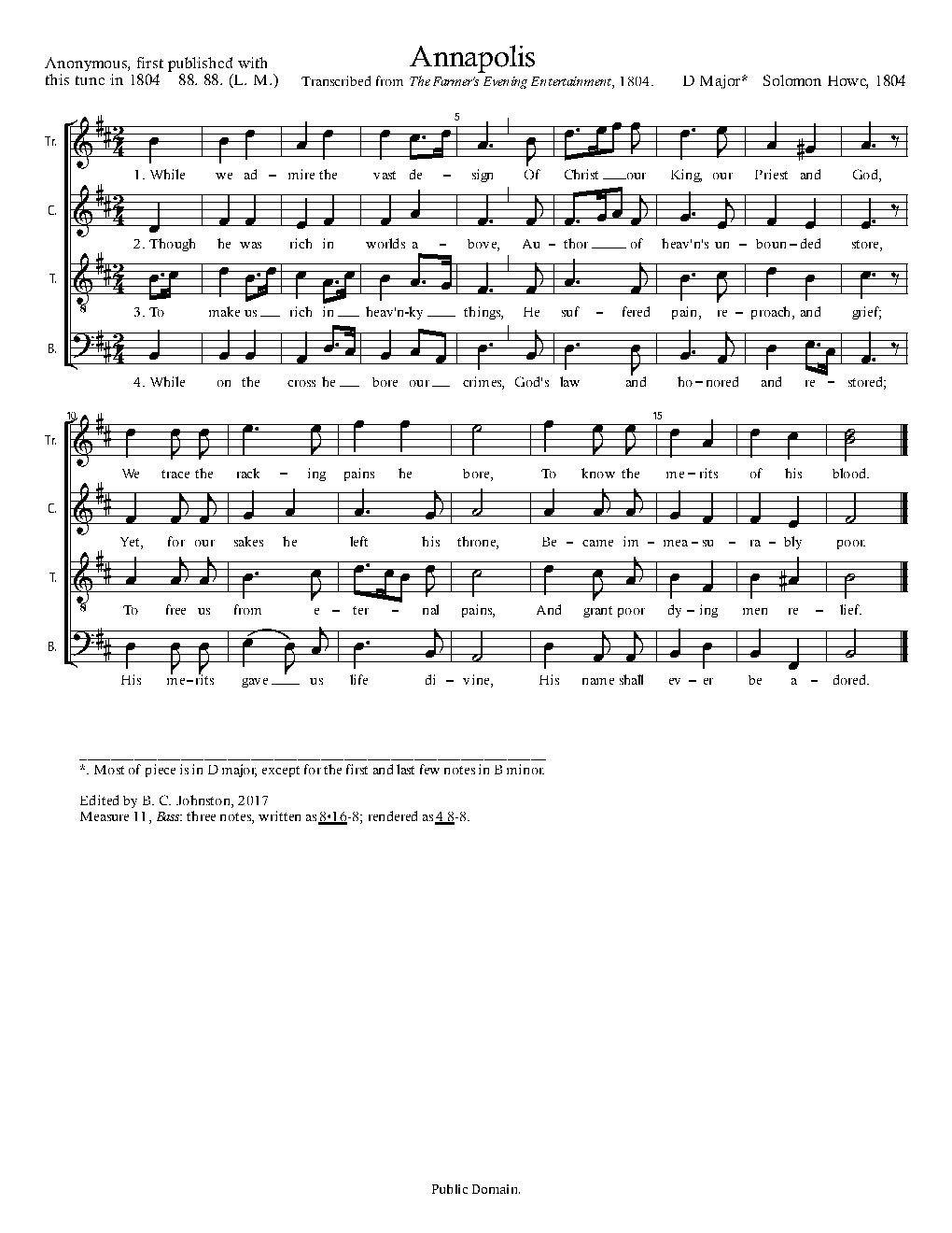 Annapolis - Choir Script PDF Thumbnail