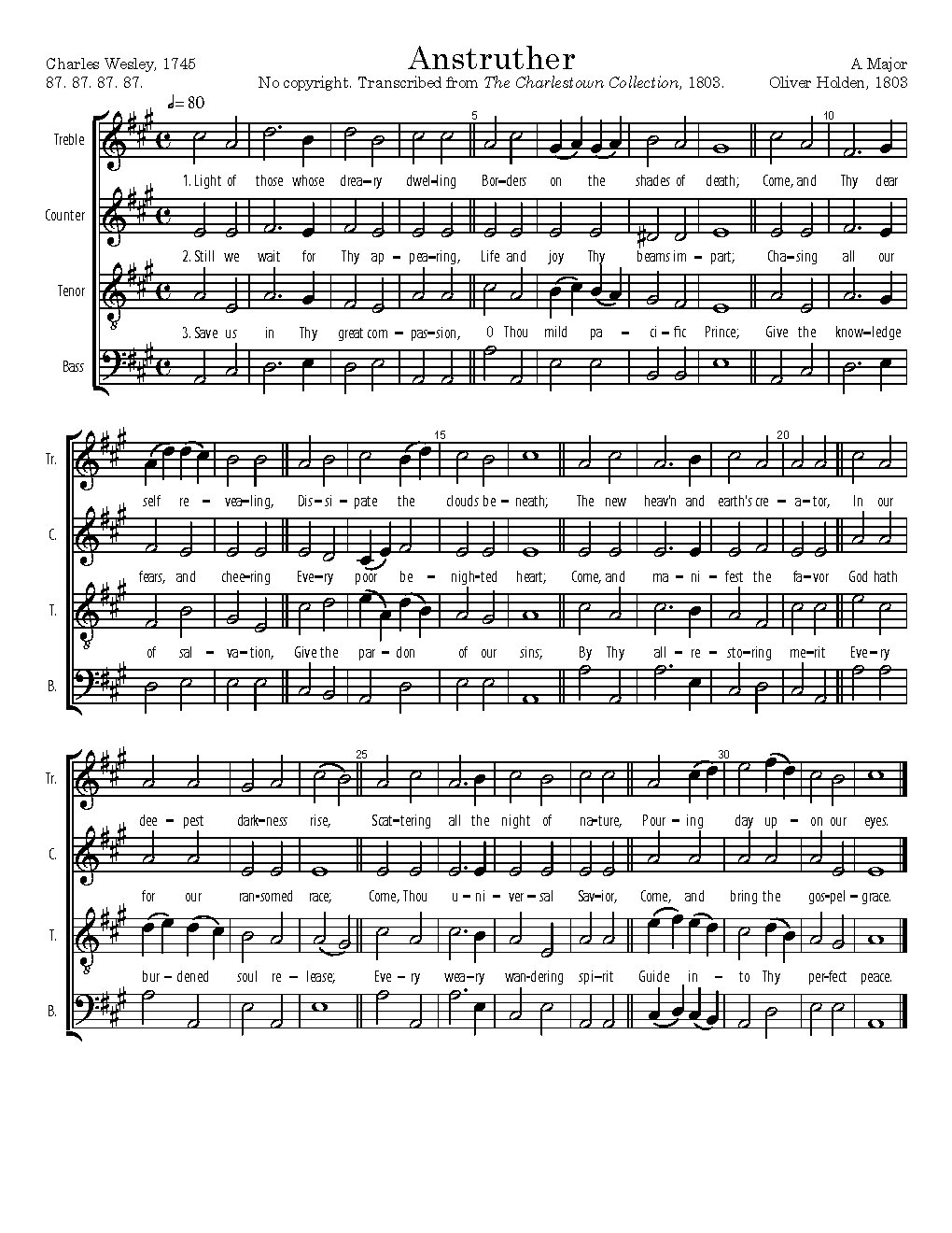 Anstruther - Choir Script PDF Thumbnail