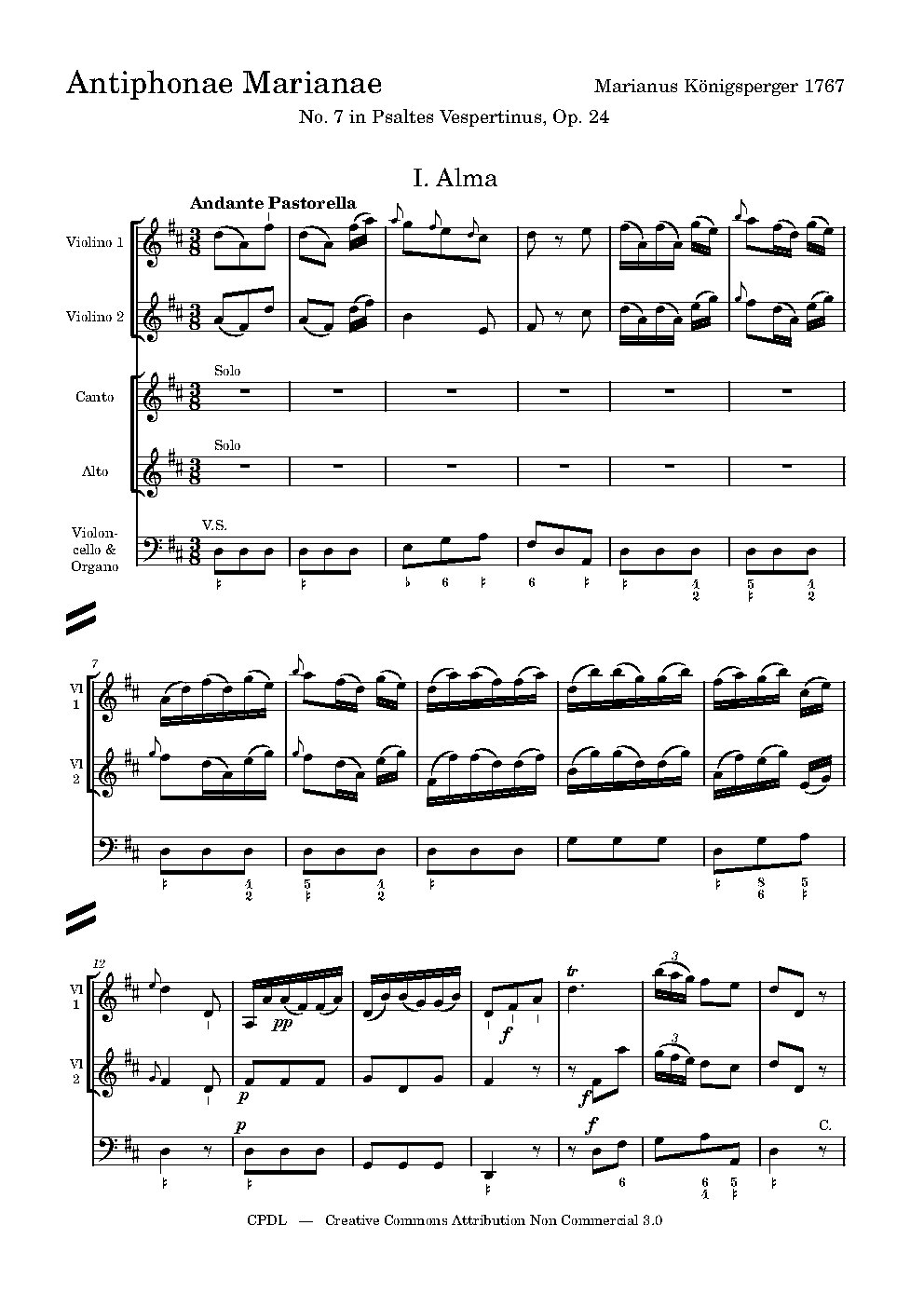 Antiphonae Marianae, Op. 24.7 - Choir Script PDF Thumbnail