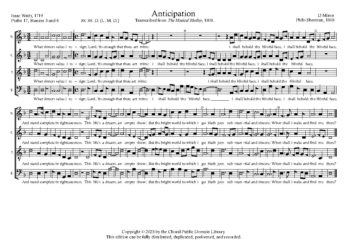 Anticipation