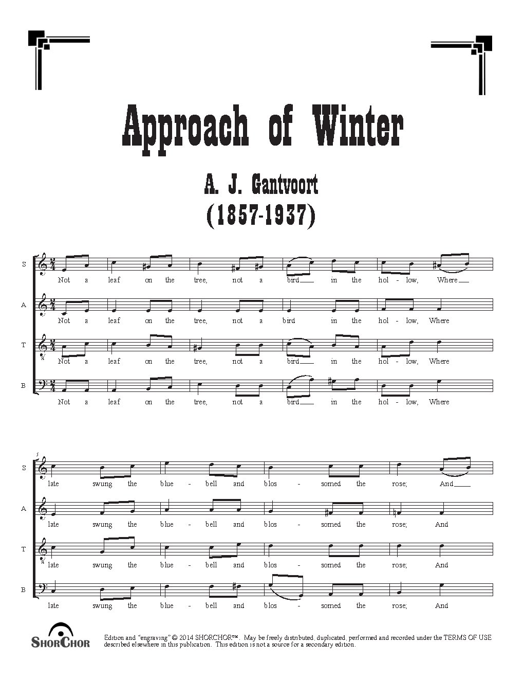 Approach of Winter