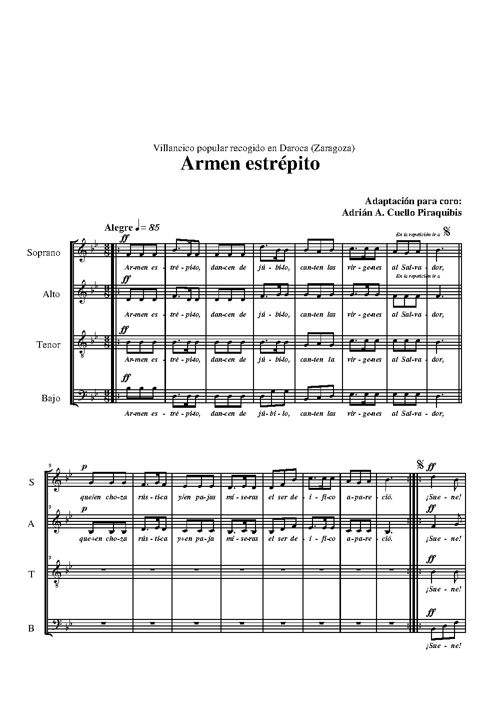 Armen estrépito