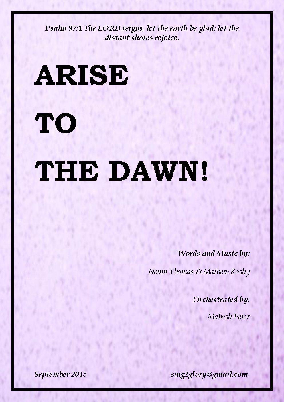 Arise to the Dawn