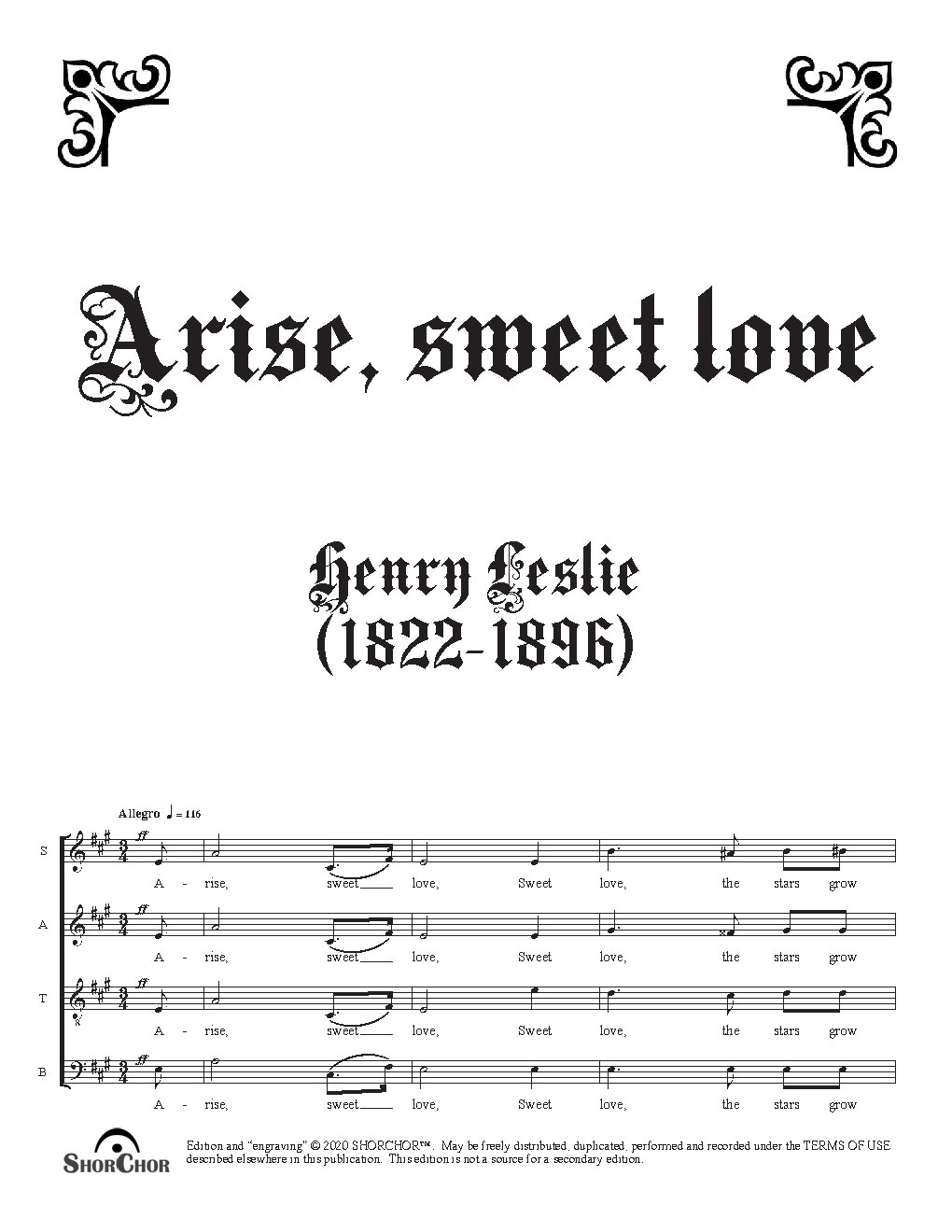 Arise, sweet love