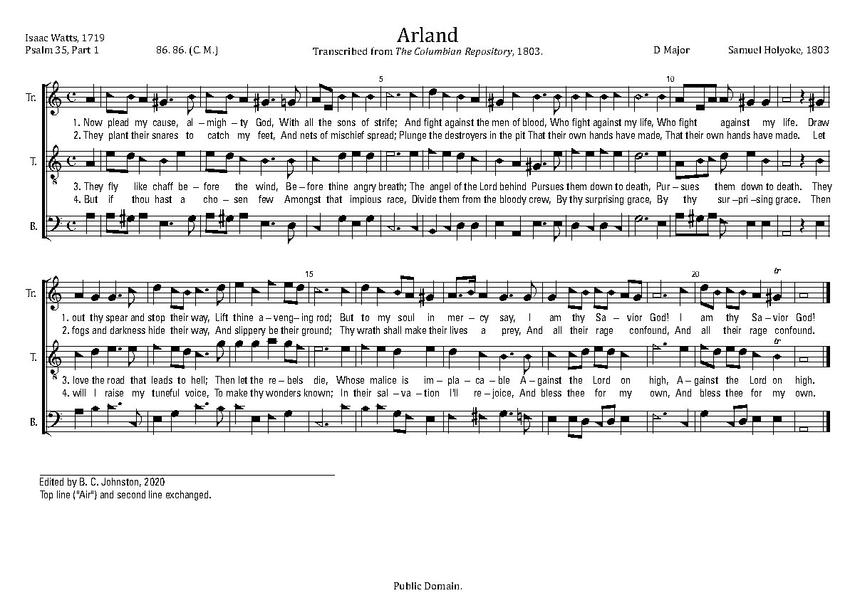 Arland - Choir Script PDF Thumbnail