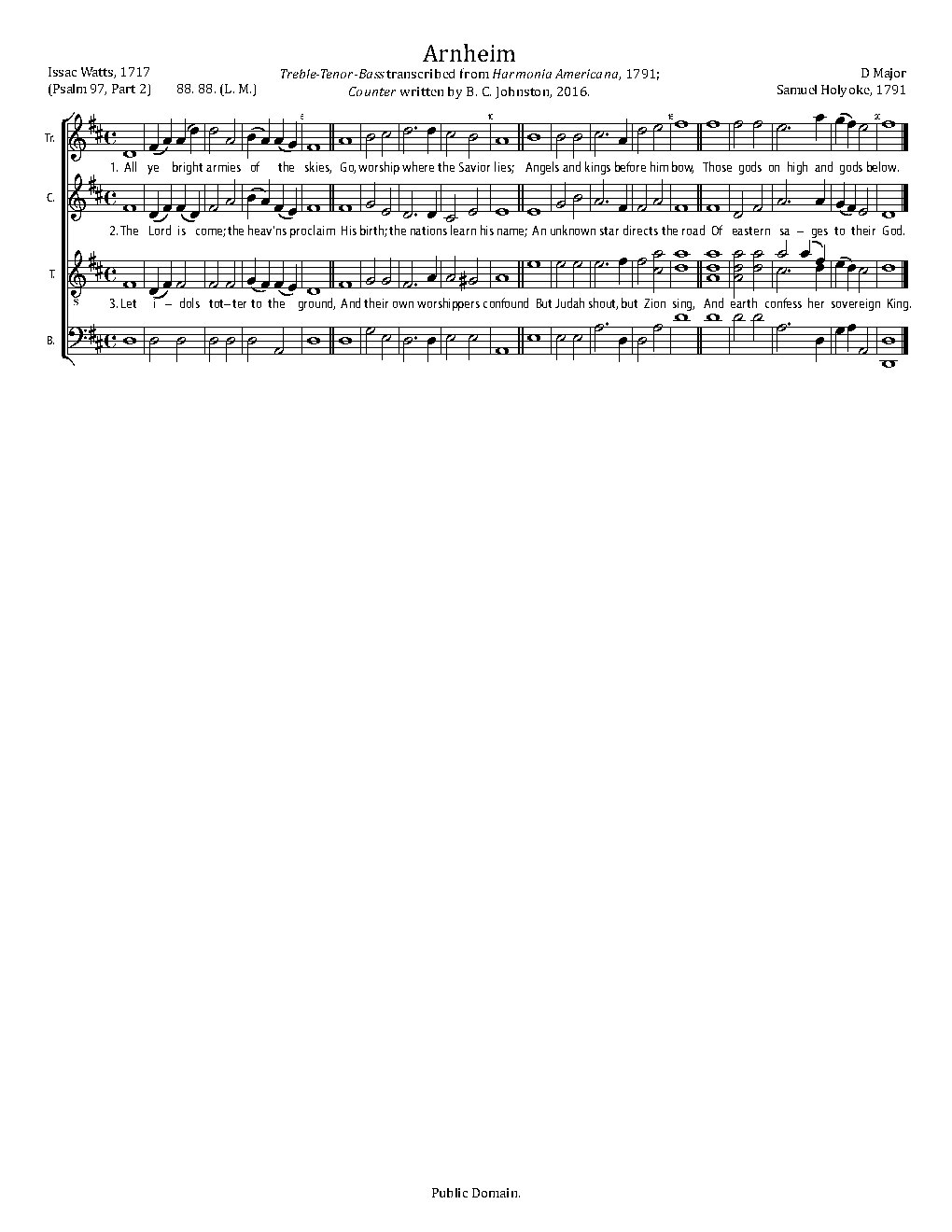 Arnheim - Choir Script PDF Thumbnail