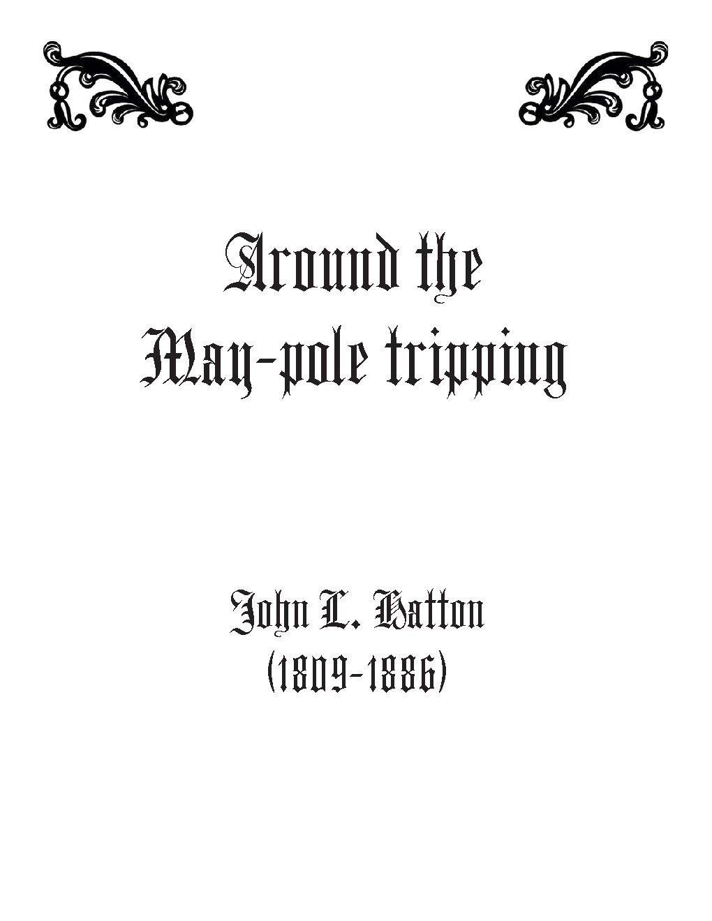 Around the May-pole tripping - Choir Script PDF Thumbnail
