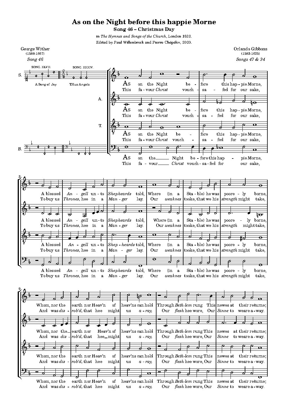 As on the night