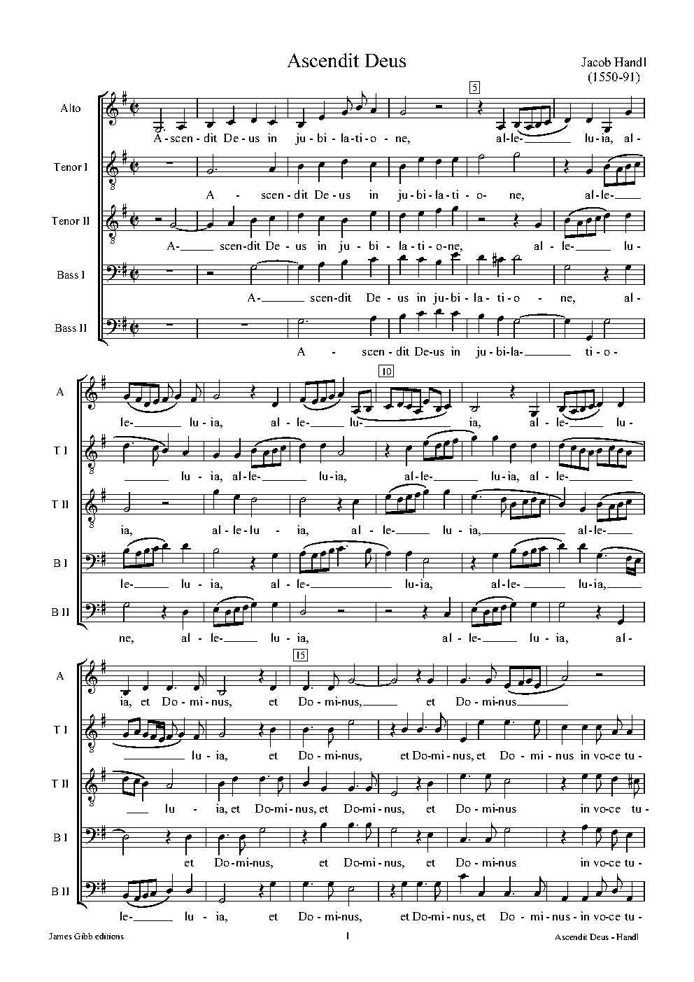 Ascendit Deus - Choir Script PDF Thumbnail