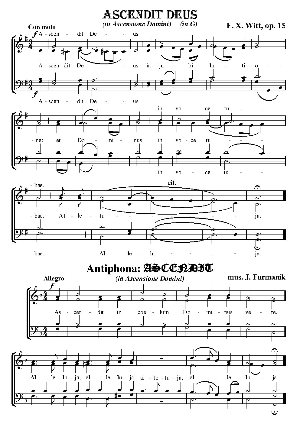Ascendit Deus - Choir Script PDF Thumbnail
