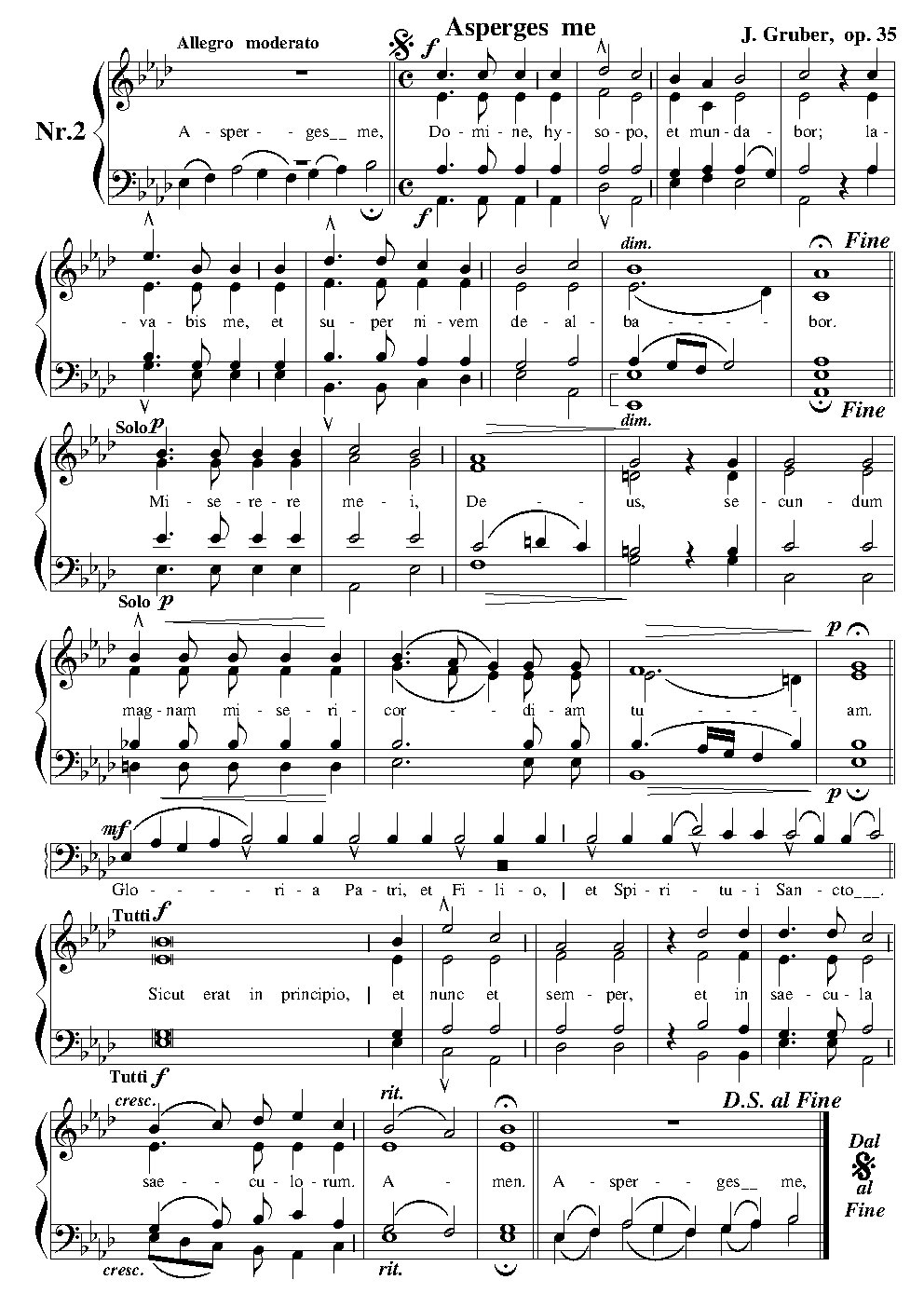 Asperges me, op. 35-2