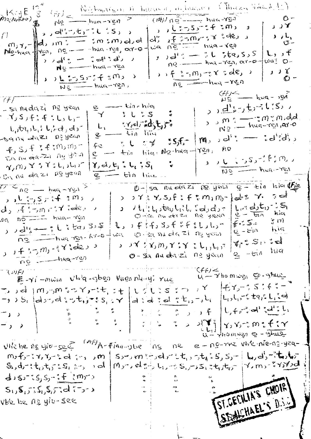 Nohuaren Nohuaren Nohuaren - Download Choir Script PDF