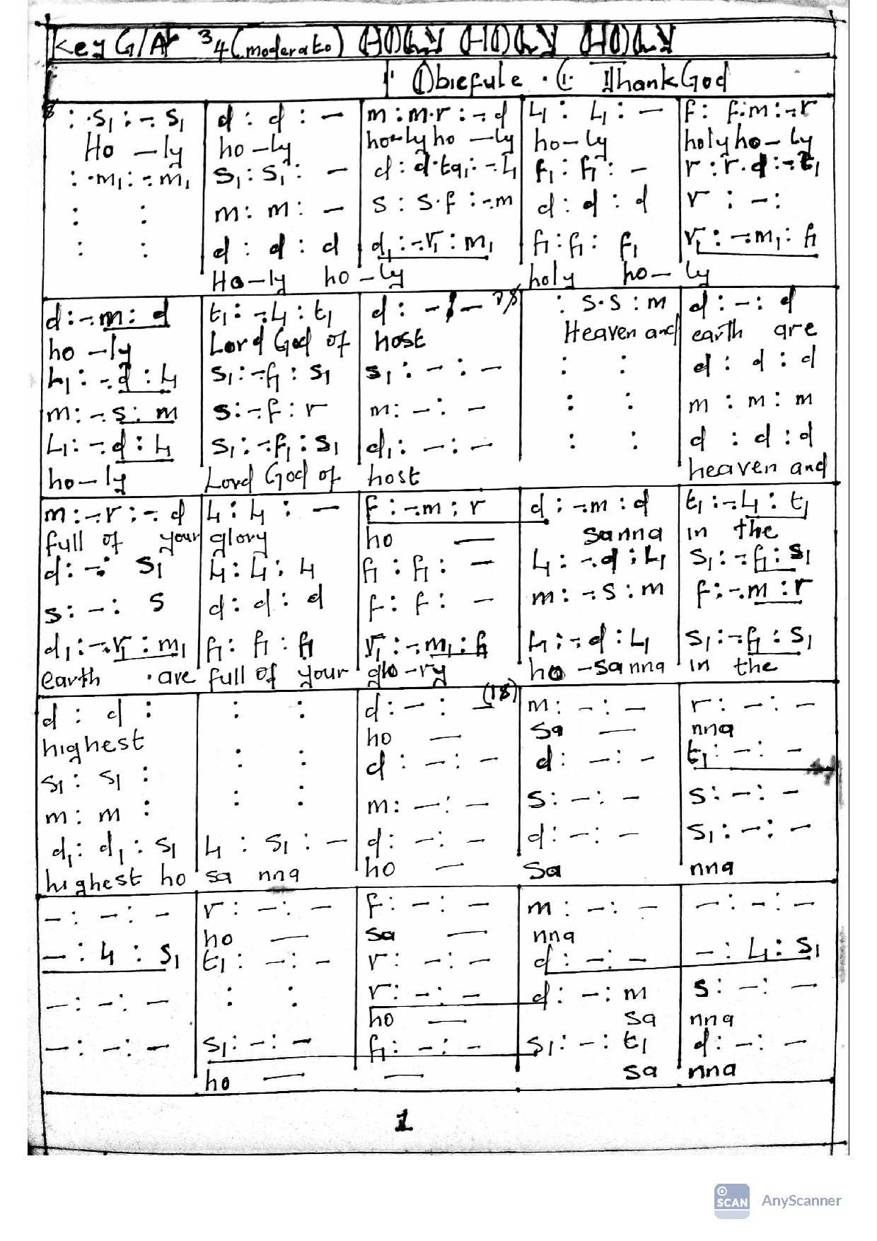 Holy-obiefule.c.thankgod - Download Choir Script PDF